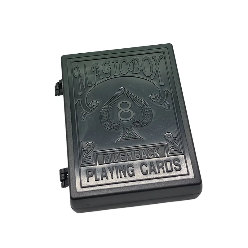 Magic Restoration Box Magic Black Plastic Box Shredded Paper Card Restoration Close-up Magic Beginner Simple and Easy To Learn