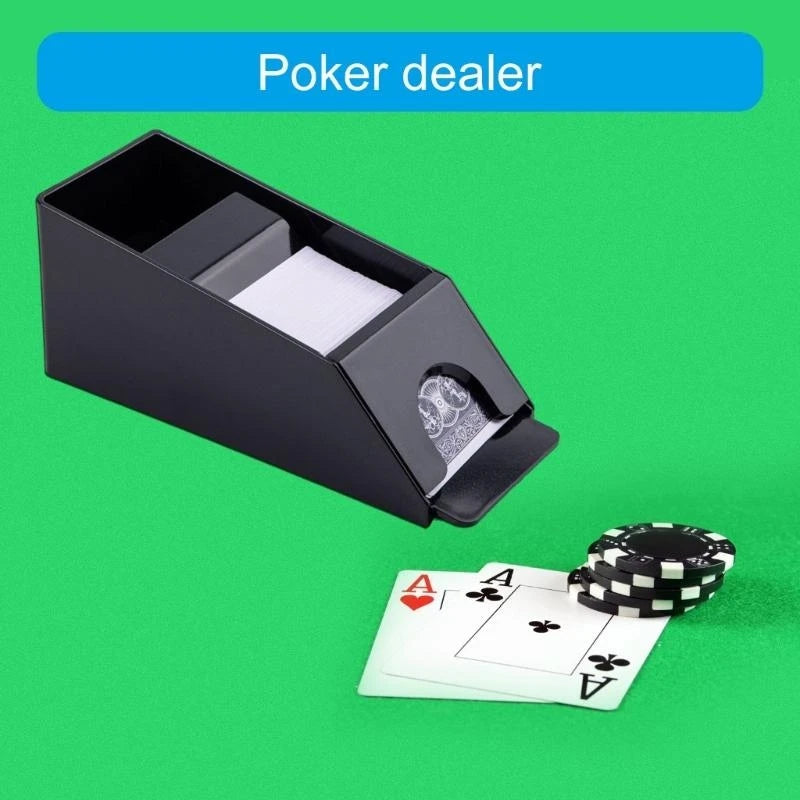 4/6Deck Plastic Blackjacks Dealing Shoe Pokers Dealer Playing Card Shuffler
