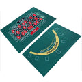 60x90cm Double Sided Poker Game TableclothTexas Holdem Non-woven Fabric Casino Roulette Tabletop Mat for Party Bar Board Game