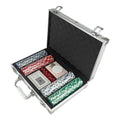 200Pcs Poker Chips Poker Chip Set Professional Texas Casino European Poker Chips Set Playing Cards Game Accessories